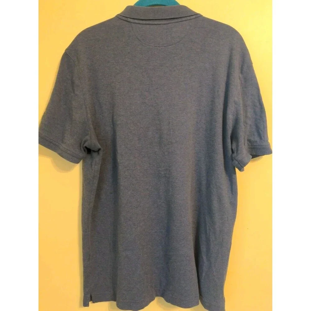 Banana Republic Polo Shirt Luxury Touch Standard Fit Blue Men's Size Large L
